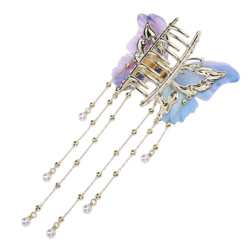 Langer Haar-Klemmclip Strass Legierung Mode 2