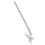 Langer Haar-Klemmclip Silber Strass Elegant 3