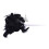 Zwarte Bloem Ketting Tassel Klip 3