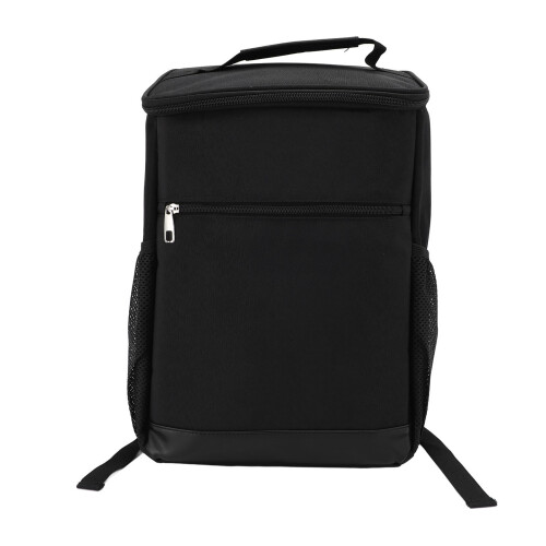 (Black) Insulated Leakproof Backpack Cooler for Camping Beach Black