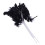 Zwarte Bloem Ketting Tassel Klip 4