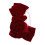 Roter Samtbogen-Haarklemme mit Quaste & Faux-Pearl 4