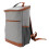 (Gray Orange) Insulated Leakproof Backpack Cooler for Camping Beach Black 3