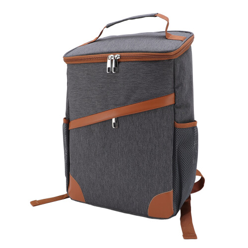 (Dark Grey) Großer isolierter wasserdichter Thermorucksack Dunkelgrau 1