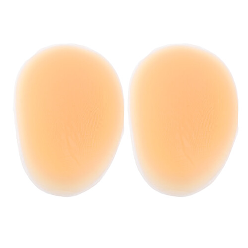 (L Size) 1 Coppia Cuscinetti Glutei in Silicone Autoadesivi 3cm 2