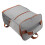 (Gray Orange) Insulated Leakproof Backpack Cooler for Camping Beach Black 5