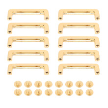 (Gold) 10x 23x7x6mm Flachbogen-Brückenschnalle 5,5mm Gold
