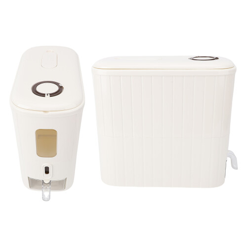 13,2L luftdichter Reisbehälter mit Fenster & Becher 1