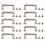 (Silver) 10 Stk. 25,5x10,5x5mm Flachrundbogenbrücke Silber 1
