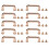 (Gold) 10 Stk. 25,5x10,5x5mm Flachrundbogenbrücke Silber 1