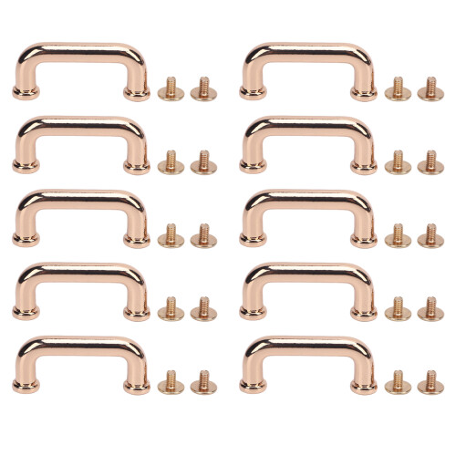 (Gold) 10 Stk. 25,5x10,5x5mm Flachrundbogenbrücke Silber