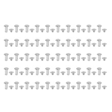 50 Paar M5 Nieten Edelstahl 0,24x0,55x0,43in Set