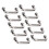 (Silver) 10 Stk. 25,5x10,5x5mm Flachrundbogenbrücke Silber 5