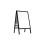 B2 size, double-sided, snap frame A-board in a black aluminium frame 6