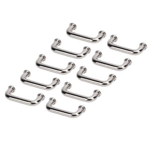 (Silver) 10 Stk. 25,5x10,5x5mm Flachrundbogenbrücke Silber 2
