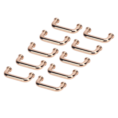 (Gold) 10 Stk. 25,5x10,5x5mm Flachrundbogenbrücke Silber 2