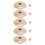 5x 30mm Gold Chrysanthemum Buttons 4.5mm Screw 3