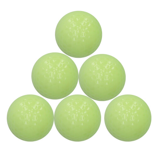 6pcs/set Luminous Night Fluorescent Golf Balls for Practice 1