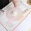 Silicone Baking Mat Non-Stick Dough Mat (60 x 40 cm red) Irisfr 5