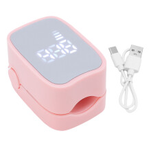 (Pink) Nagel Reinigingslamp Smart Digitaal Draagbaar Roze
