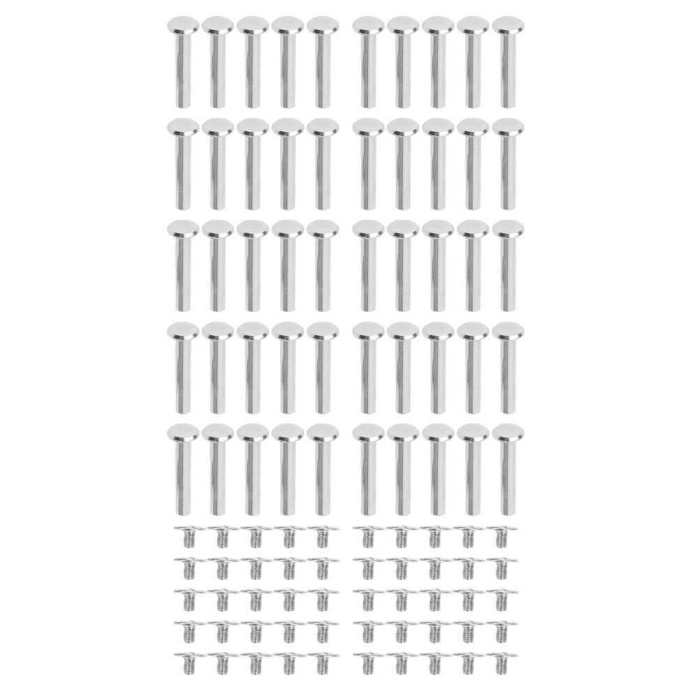 50 Sets M3.5 Stainless Steel Rivets 4.5X25x9mm Flat Round Cap 448787333261