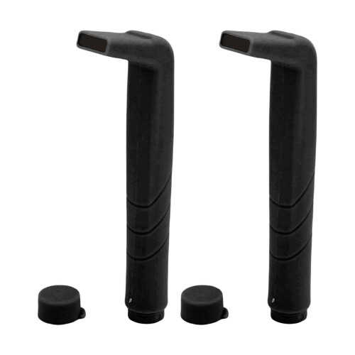 (Black) 2x Trinkschnabel mit kleinem Loch, wiederverwendbar, grün