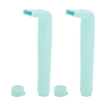 (Green) 2x Trinkschnabel mit kleinem Loch, wiederverwendbar, grün