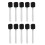 (Black) 10x pumice steen borstel grijs 1