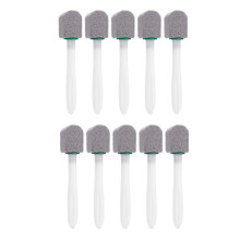 (Grey) 10x pumice steen borstel grijs