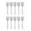 (White) 10x pumice steen borstel grijs 1