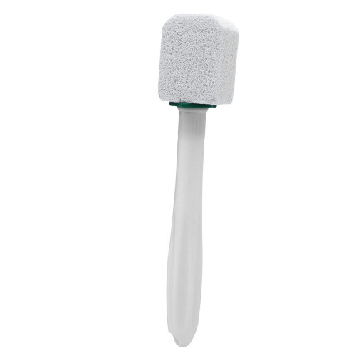 (White) 10x pumice steen borstel grijs 2
