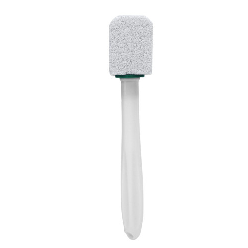 (White) 10x pumice steen borstel grijs 1