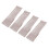 (Light Brown) 4x Haarband aus Samt, rutschfest, elastisch, hellbraun 5