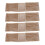 (Beige) 4x Haarband aus Samt, rutschfest, elastisch, hellbraun 4