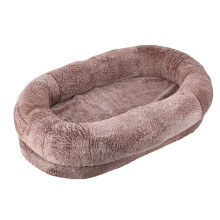 (100x70x20cm) Human Size Dog Bed Washable 100x70x20cm Gradient Coffee