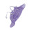 Kat Op Hoofd Teaser Stick Paarse Bij 24-30cm 5