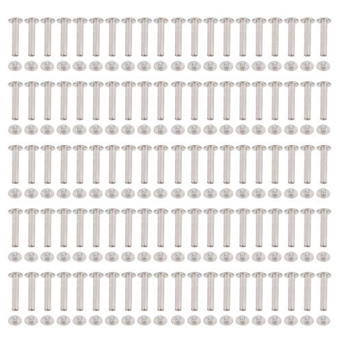 100x M3 Stainless Steel Rivets 4x21x8.5mm Double Cap