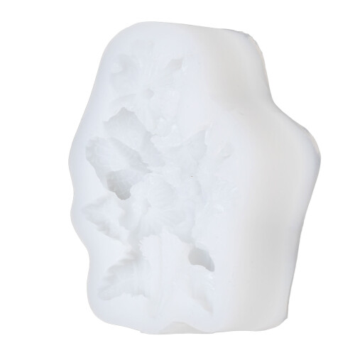Stampo candela silicone fiore trasparente decor 2