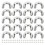 (Silver) 20x D-Ring Schnalle Messing Gold mit Schrauben 1