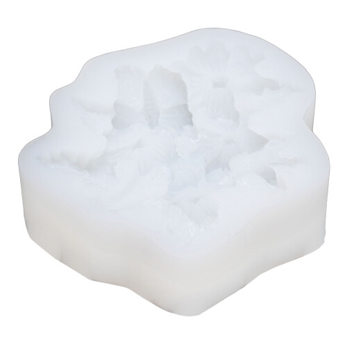 Stampo candela silicone fiore trasparente decor 1