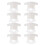 (White) 8x Beddanklemmen Grijs 1