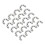 (Silver) 20x D-Ring Schnalle Messing Gold mit Schrauben 2