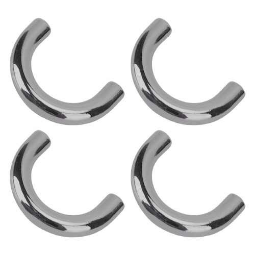 (Gray) 20x D-Ring Schnallen Zink Eisen galvanisch versilbert 1