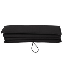 (6 Fold Size 44 X 32cm) Schwarze Tragbare Campingmatte Dick Falzkissen 6-fach 44x32cm