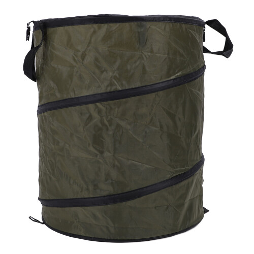 (Dark Green) Faltender Mülleimer 90L wasserdicht