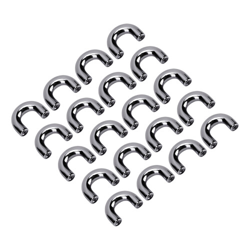(Silver Black) 20x D-Ring Schnalle Messing Gold mit Schrauben 1