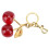 (Red) Glitter Cherry Keychain Bag Pendant 5