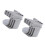 (Grey) 8x Beddanklemmen Grijs 4