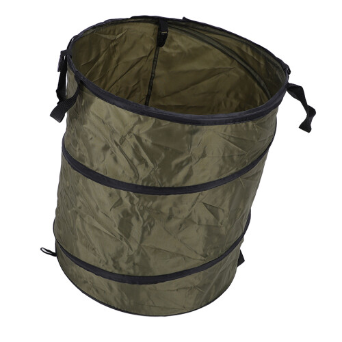 (Dark Green) Faltender Mülleimer 90L wasserdicht 2