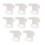 (White) 8x Beddanklemmen Grijs 2